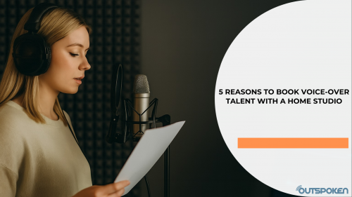 5 Reasons to Book Voice-Over Talent with a Home Studio
